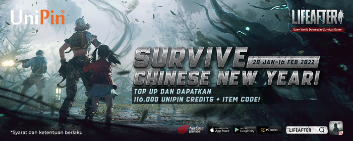 Survive Chinese New Year! Top up dan Dapatkan UniPin Credits + Item Code!